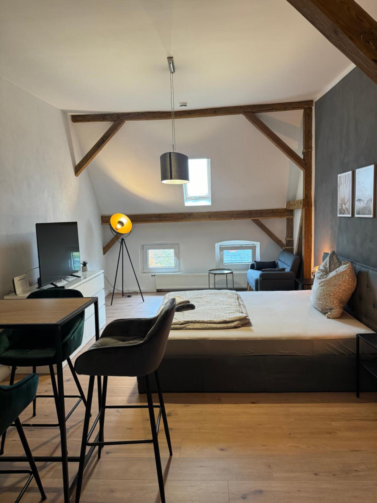 Appartement "Nina"Im Dachgeschoss, Inklusive Parkplatz Halle  Exteriér fotografie